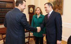 Liderul PLDM, Vlad Filat, s-a întâlnit cu preşedintele Seimului polonez, Radoslaw Sikorski
